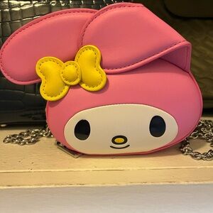 kate spade pink crossbody bag with yellow bow